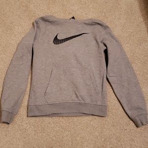 Men's Nike grey hoodie